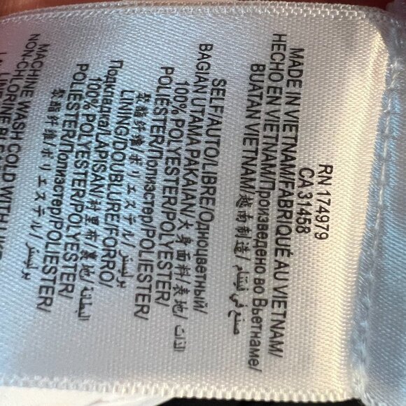 BCBG White Sleeveless Ruffle Front Mini Dress, Size 8 - Picture 13 of 13